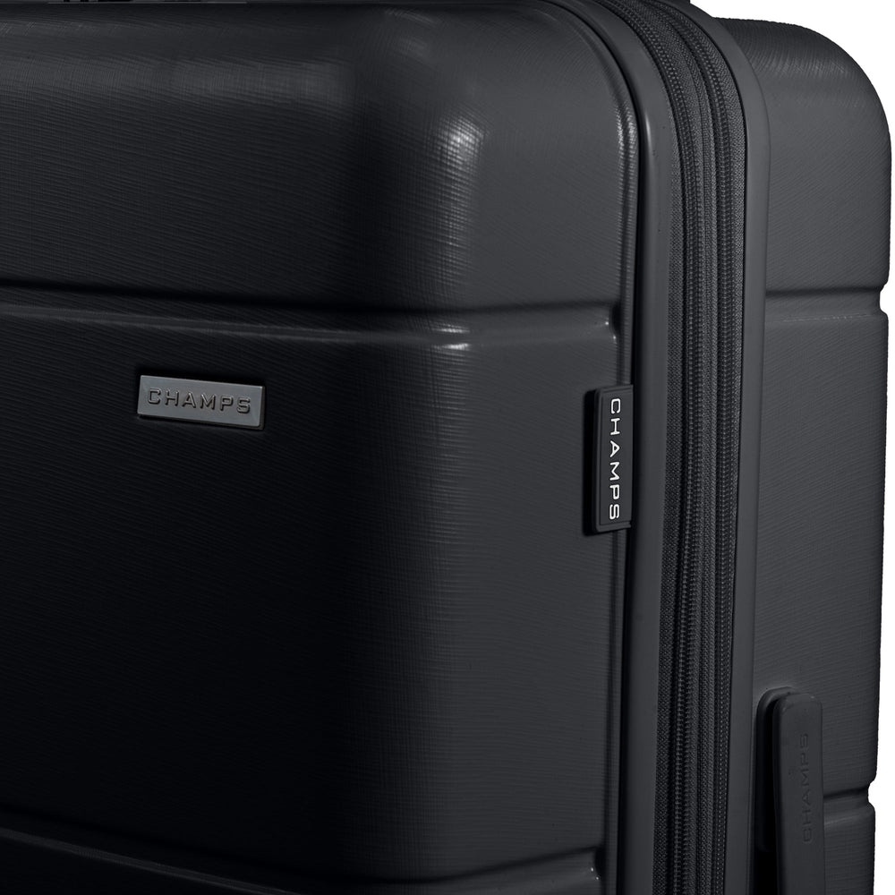 Champs Linen 3-Piece Luggage Set