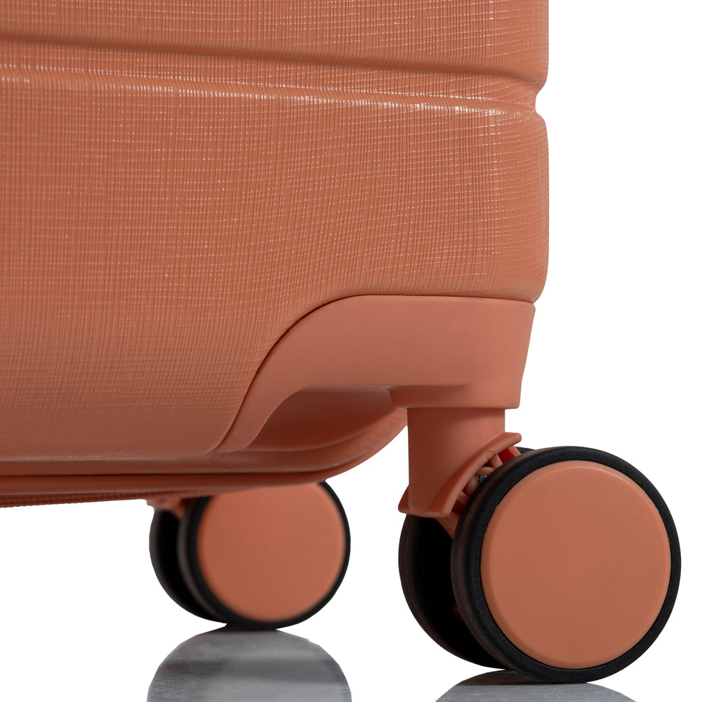 Champs Linen 3-Piece Luggage Set