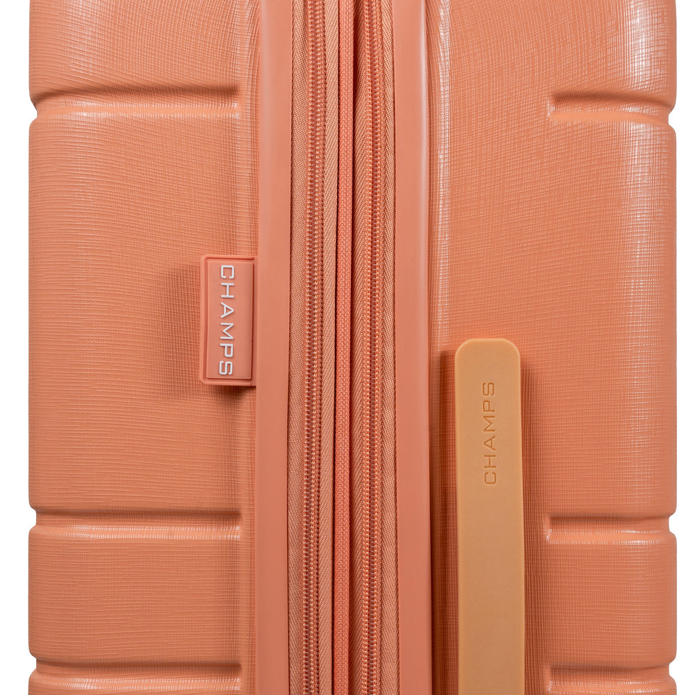 Champs Linen 3-Piece Luggage Set