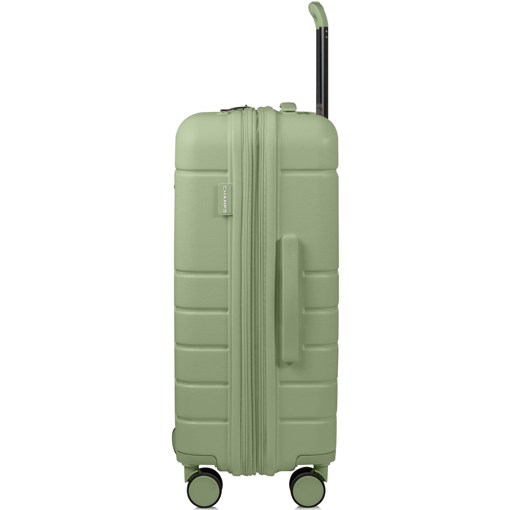 Champs Linen 3-Piece Luggage Set