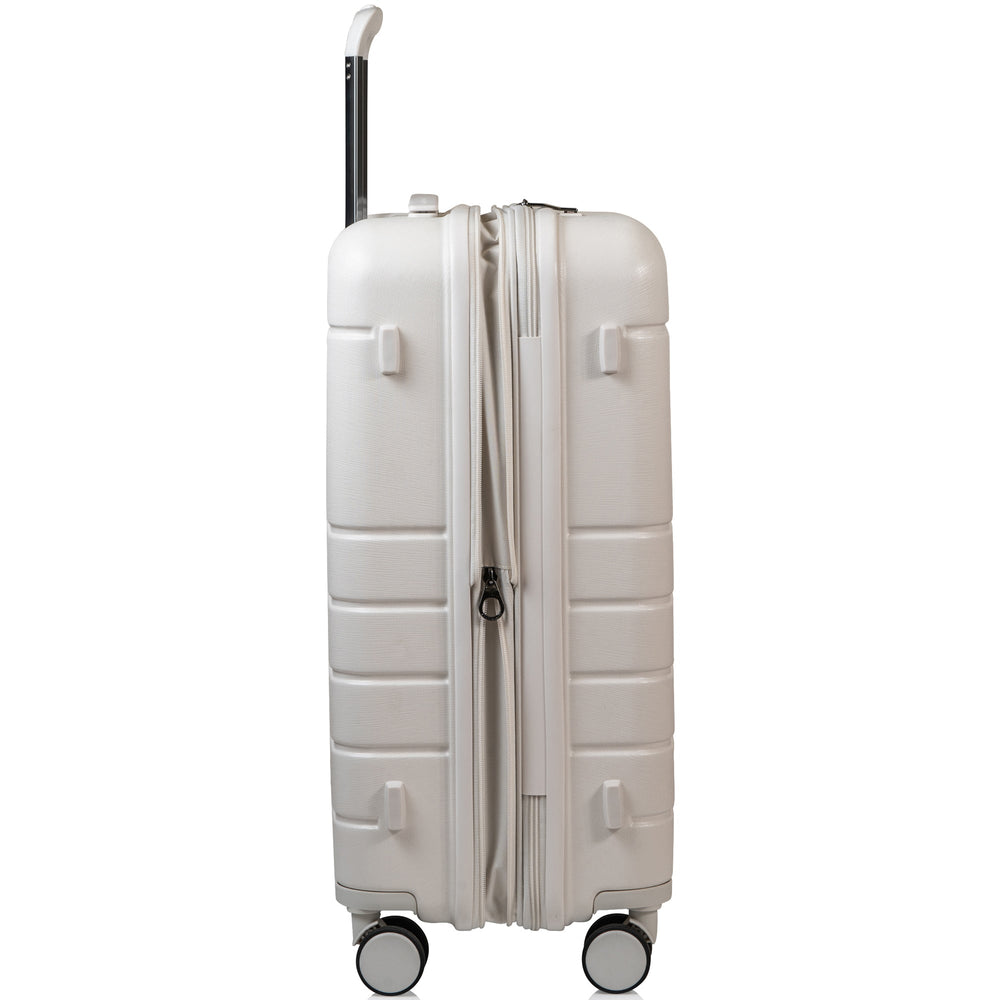Champs Linen 3-Piece Luggage Set