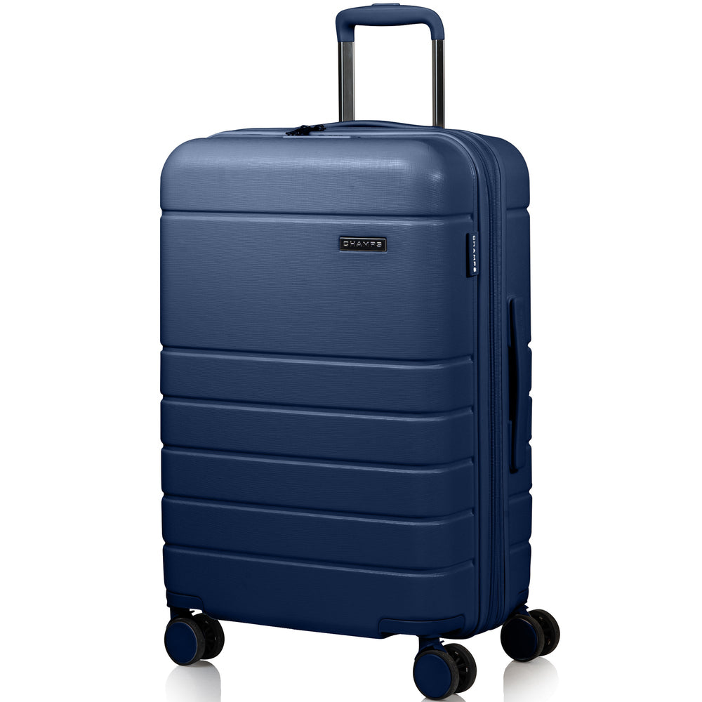 Champs Linen 3-Piece Luggage Set