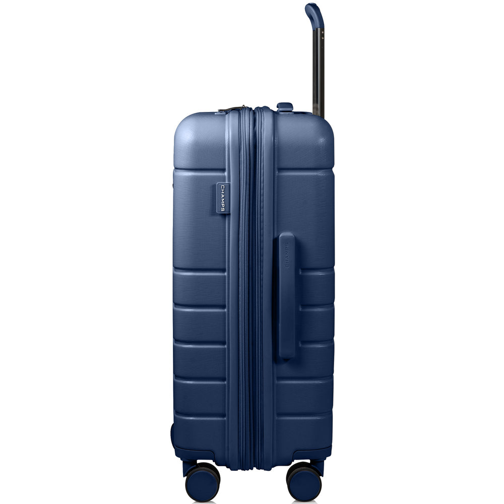 Champs Linen 3-Piece Luggage Set