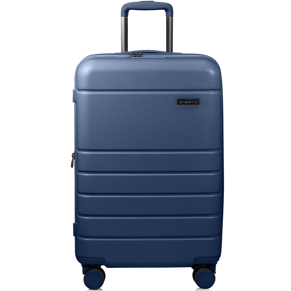 Champs Linen 3-Piece Luggage Set