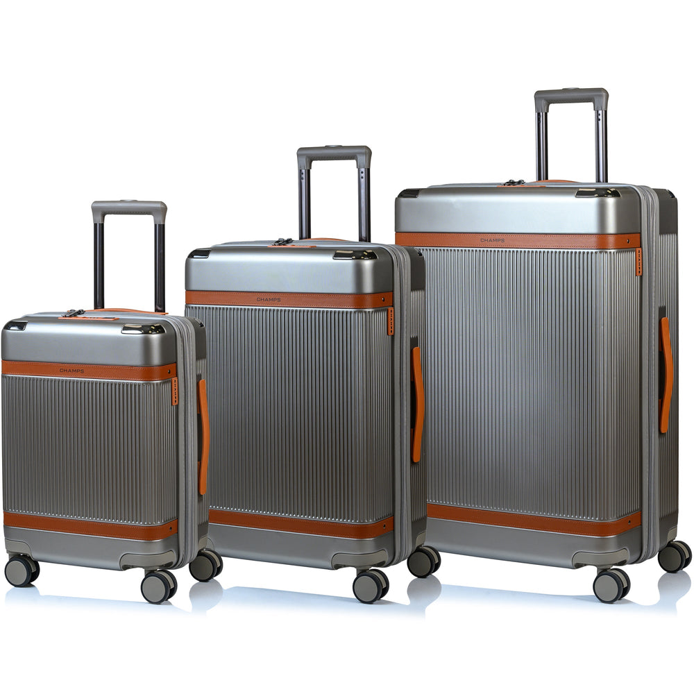 Champs Vintage Air 3-Piece Luggage Set
