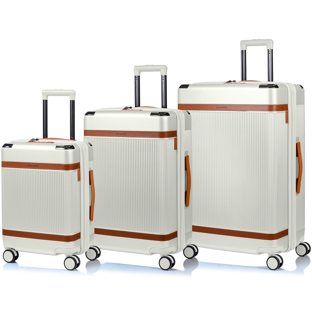 Champs Vintage Air 3-Piece Luggage Set