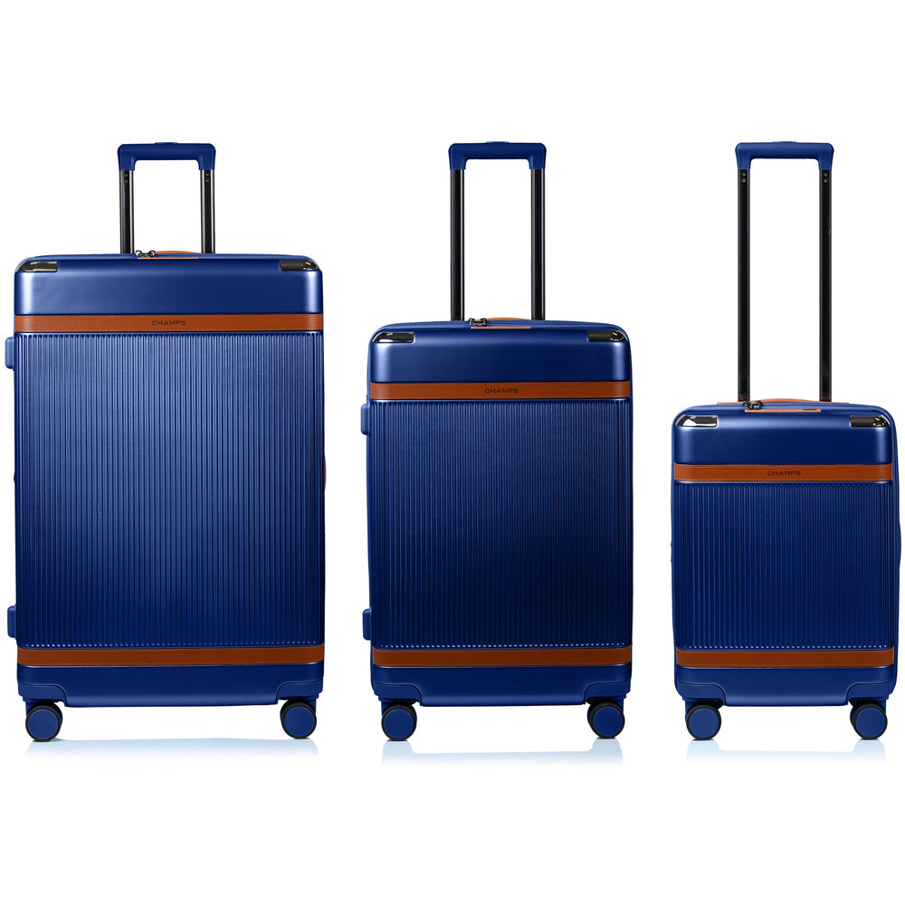 Champs Vintage Air 3-Piece Luggage Set