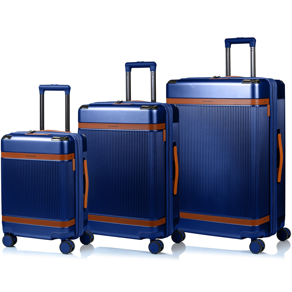 Champs Vintage Air 3-Piece Luggage Set