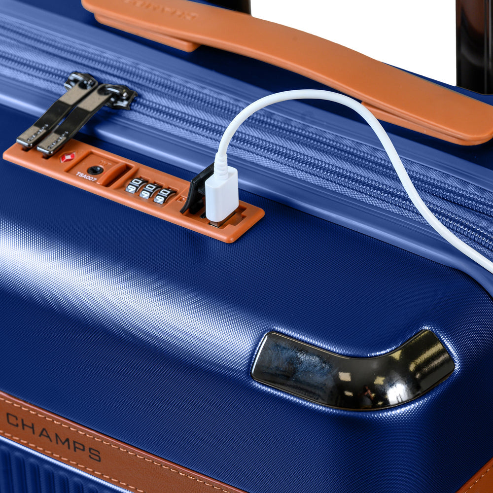 Champs Vintage Air 3-Piece Luggage Set