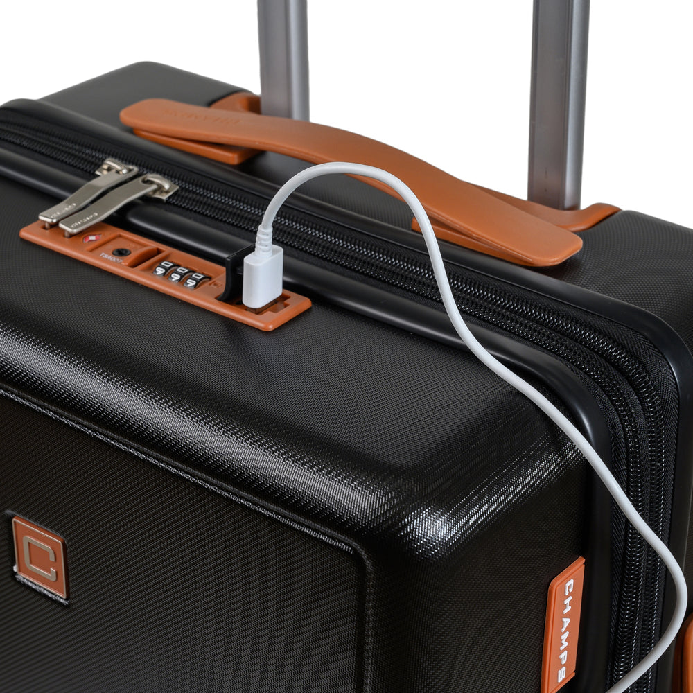 Champs Vintage Muse 3-Piece Luggage Set