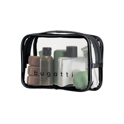 Shop Bentley Blue Bugatti Downtown Essentials Transparent Toiletry Bag in Canada at only $23.99 8th look