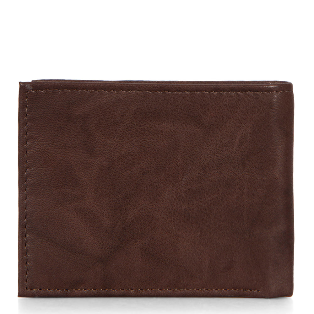 Leather RFID Bifold Wallet with Flip-Up Wing - Bentley