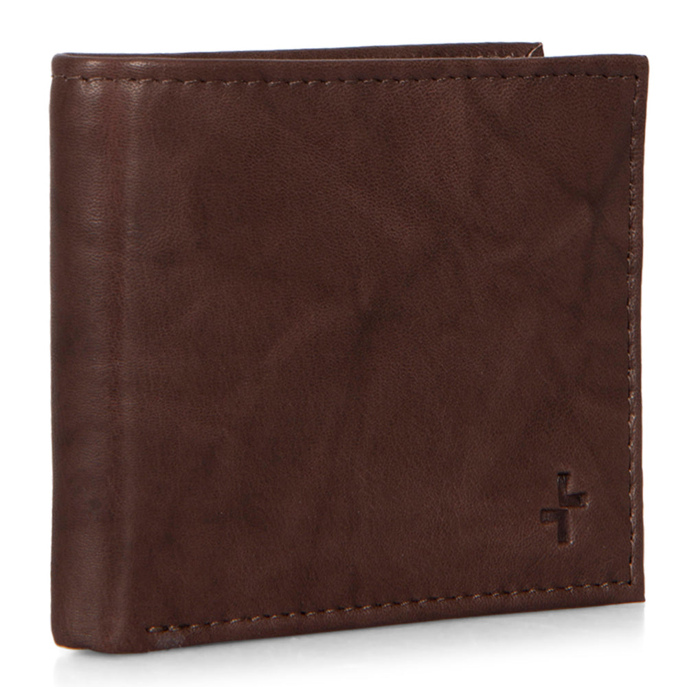 Leather RFID Bifold Wallet with Flip-Up Wing - Bentley