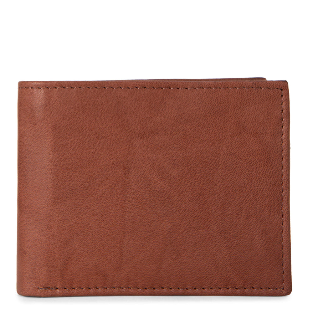 Leather RFID Bifold Wallet with Flip-Up Wing - Bentley