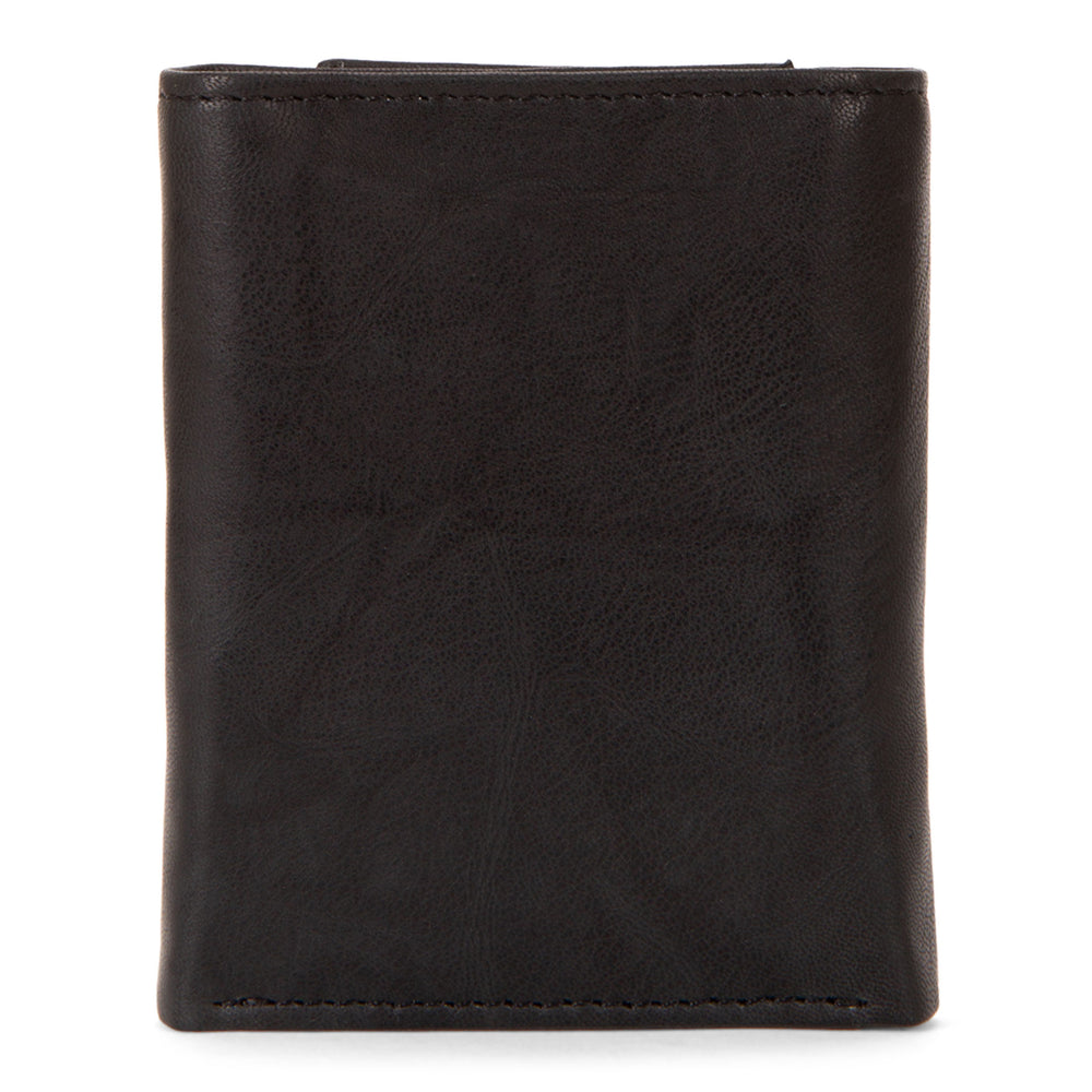 Leather RFID Trifold Wallet with centre wing - Bentley