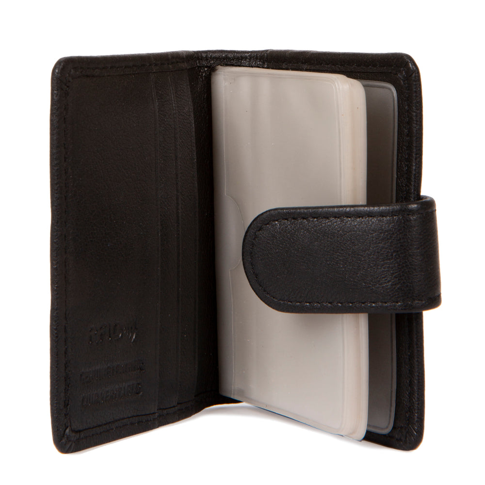 Leather RFID Credit Card Holder - Bentley