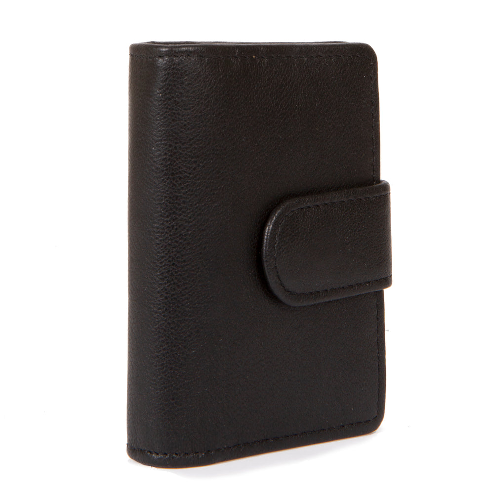 Leather RFID Credit Card Holder - Bentley