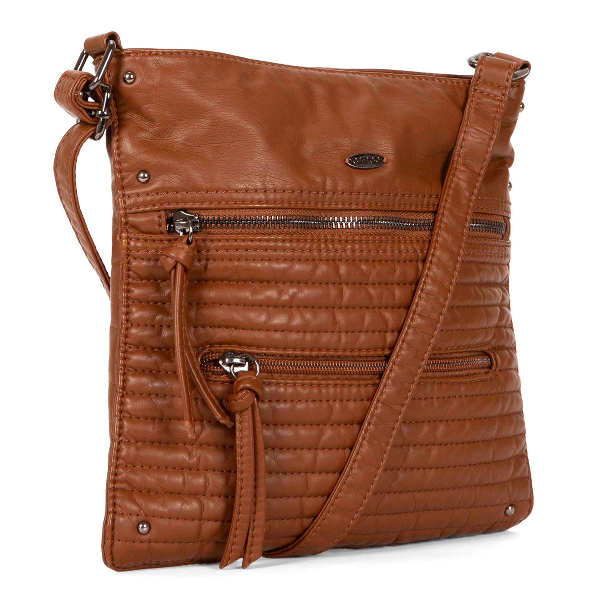 Multi zip online handbag