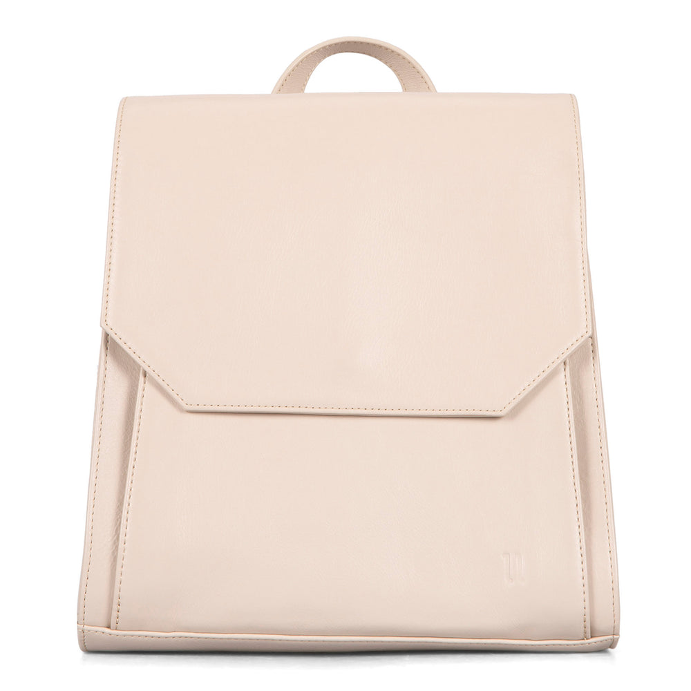 Leather RFID Flapover Fashion Backpack - Bentley