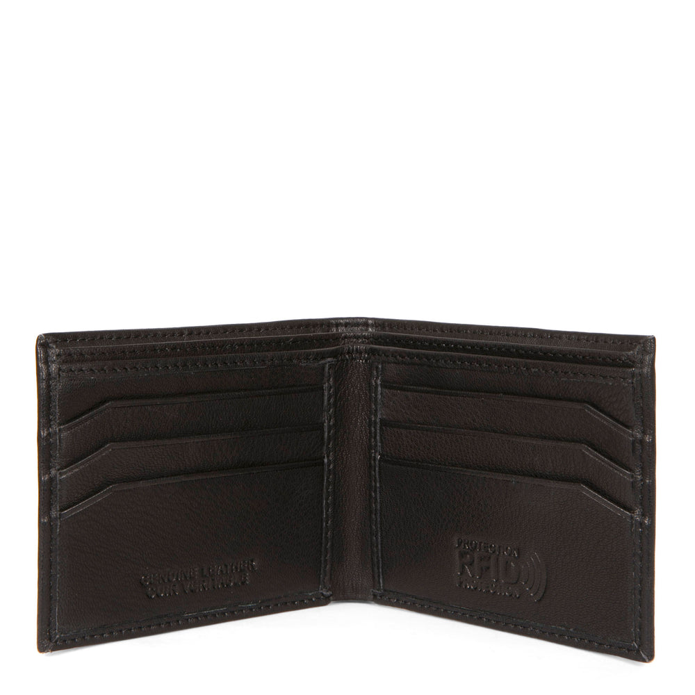 Leather Slim Fold RFID Wallet - Bentley