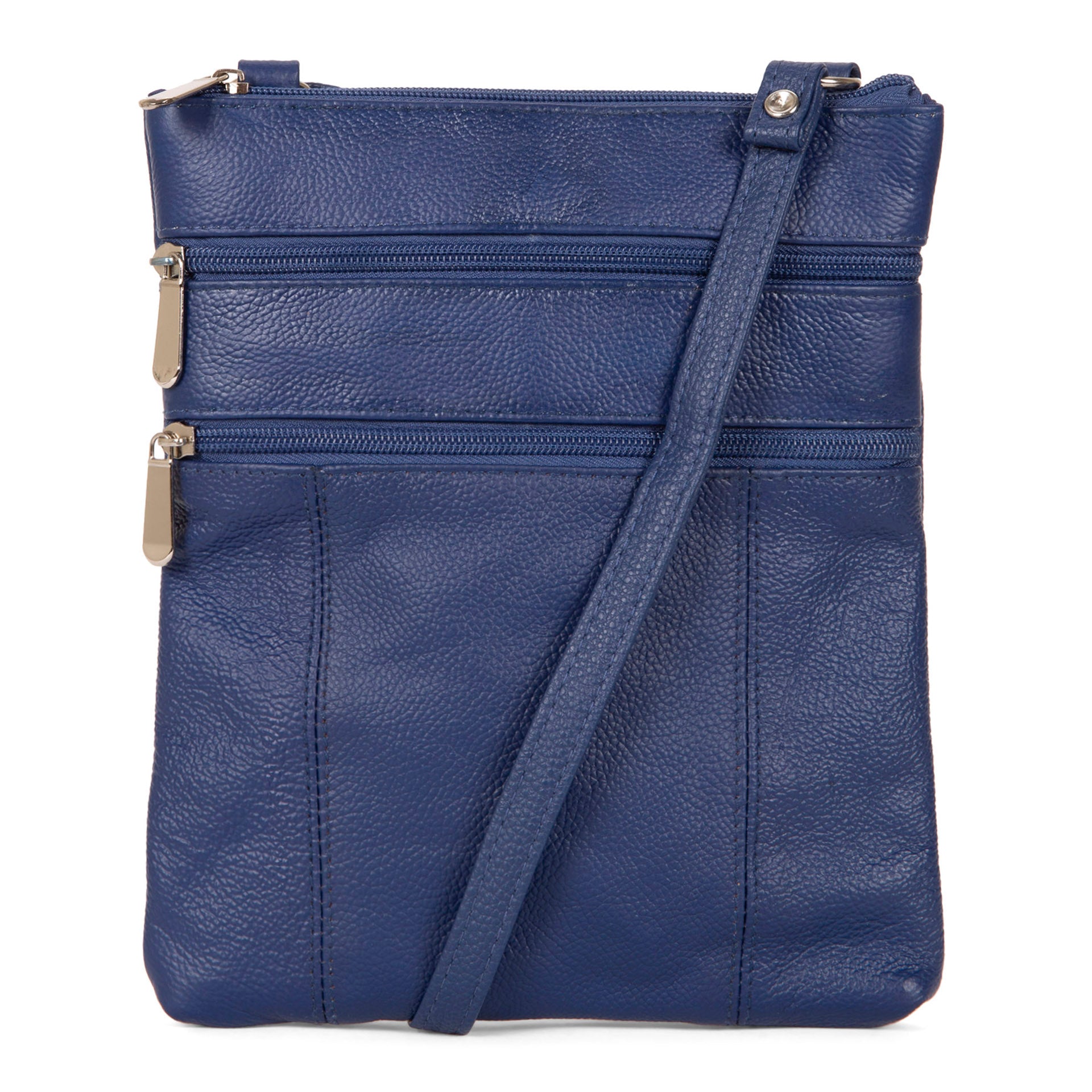 Navy blue leather hot sale crossbody bag