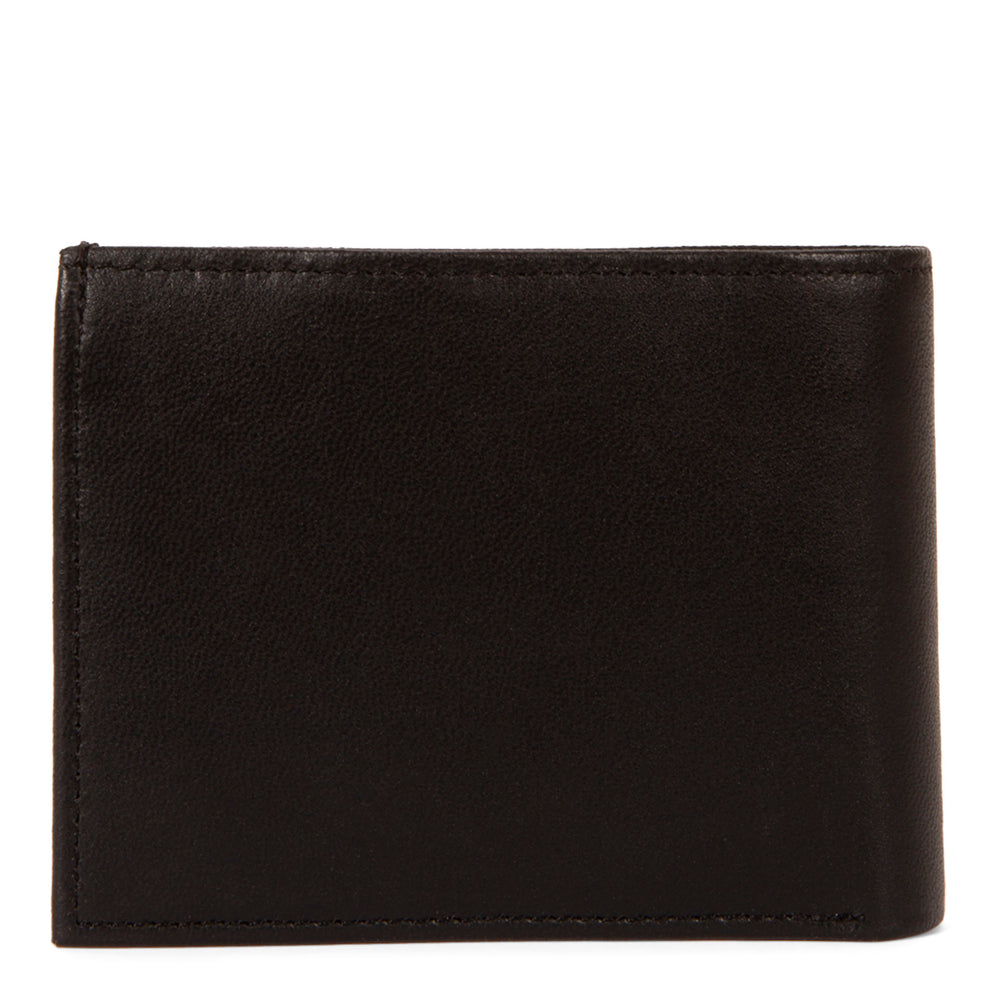 Leather RFID Double Center Wing Wallet - Bentley