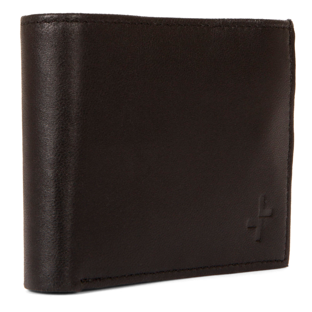 Leather RFID Double Center Wing Wallet - Bentley