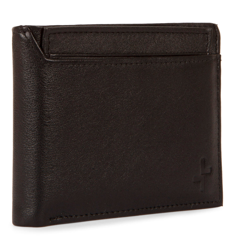 Leather RFID Flip-Up Wing Wallet - Bentley