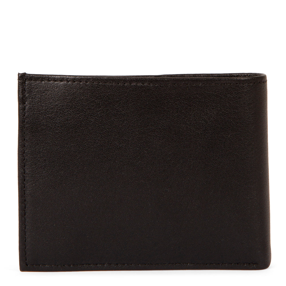 Leather RFID Bi-Fold Centre Wing with coin Pocket Wallet - Bentley