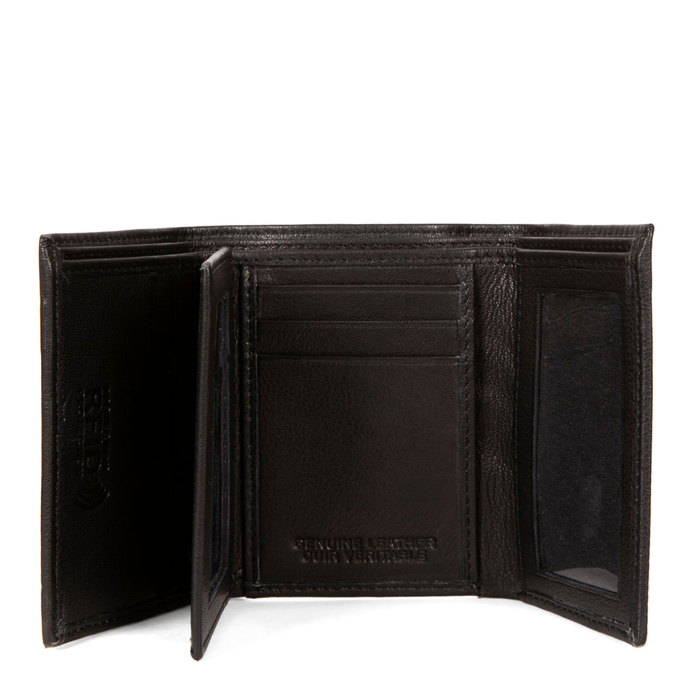 Leather Trifold RFID Wallet - Bentley