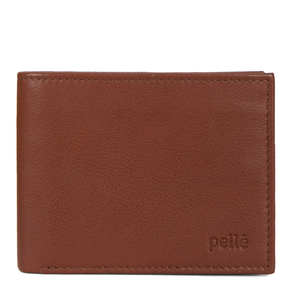 Leather Flip up Wing RFID Wallet - Bentley