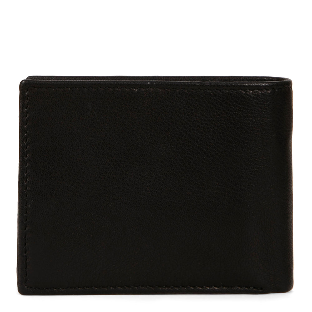 Leather Double Center Wing RFID Wallet - Bentley