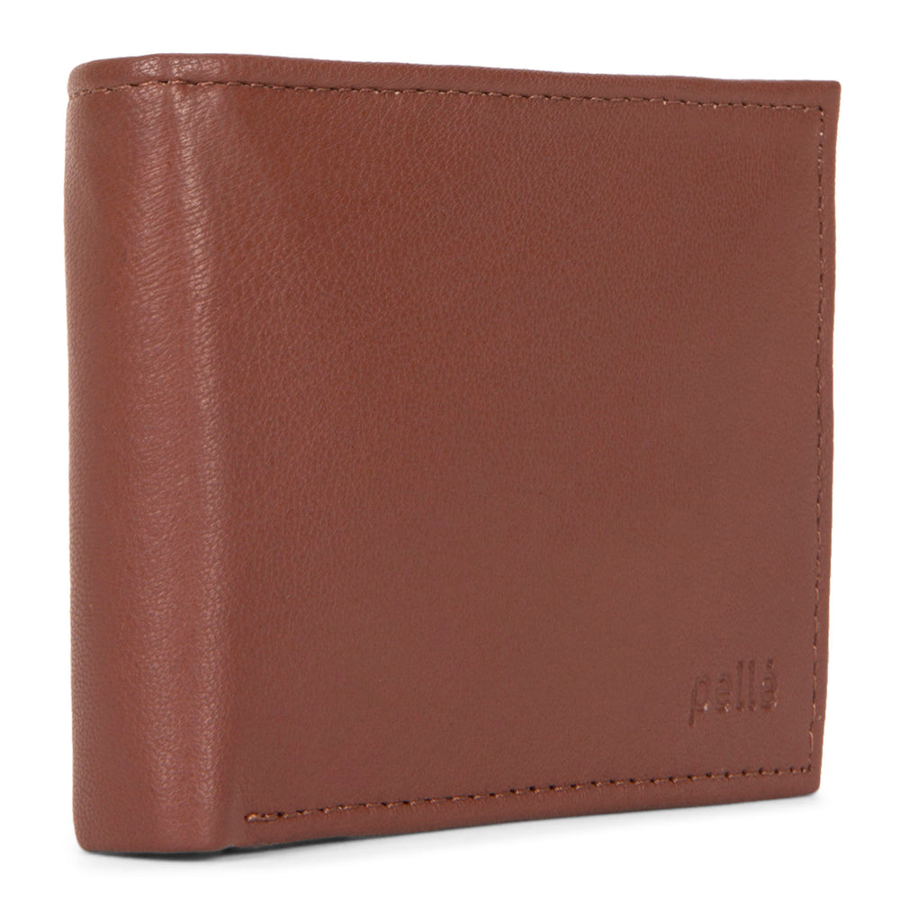 Leather Double Center Wing RFID Wallet - Bentley