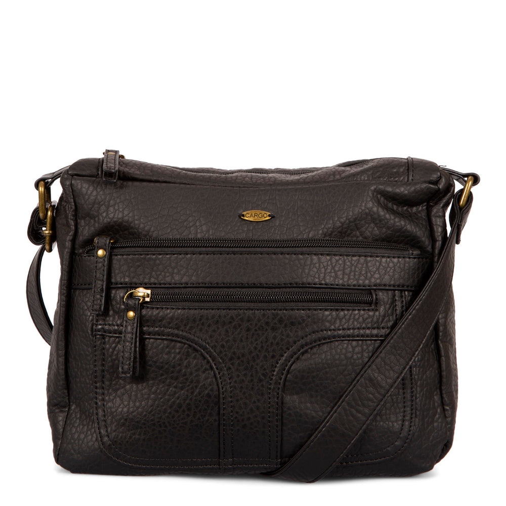 Pebbled E/W Crossbody Bag - Bentley