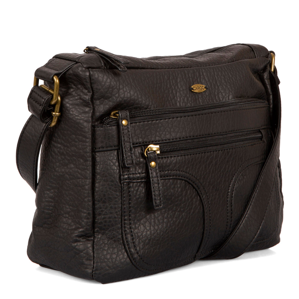 Pebbled E/W Crossbody Bag - Bentley