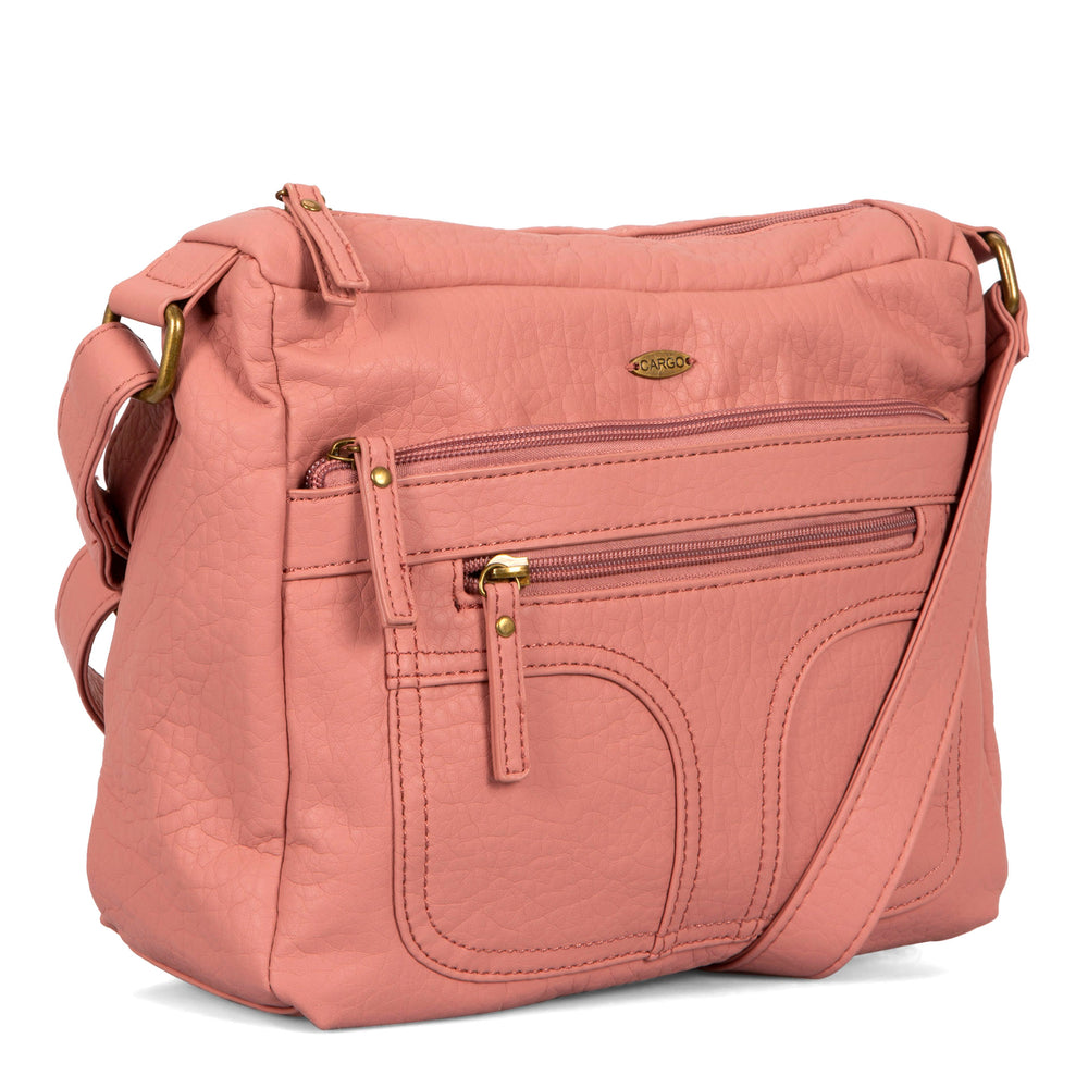 Pebbled E/W Crossbody Bag - Bentley